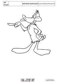 daffy-duck boyama sayfaları